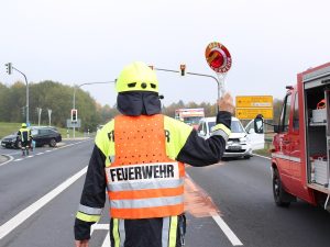 Schwerer Verkehrsunfall an Kreuzung Priesterstraße und Eilenburger Straße