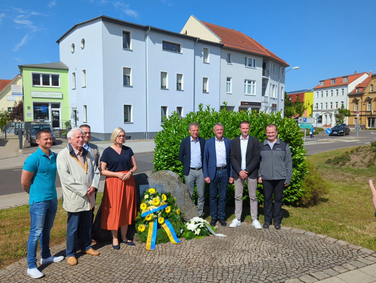 Kranzniederlegung zum Gedenken an den 17. Juni 1953