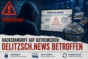 Hackerangriff auf GutheMedien: Delitzsch.News betroffen
