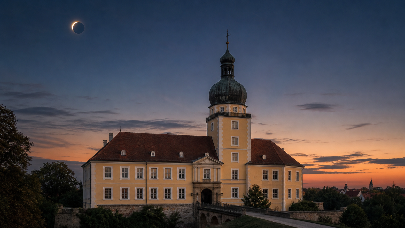 Partielle Sonnenfinsternis über Delitzsch: Heute Abend tief am Westhorizont